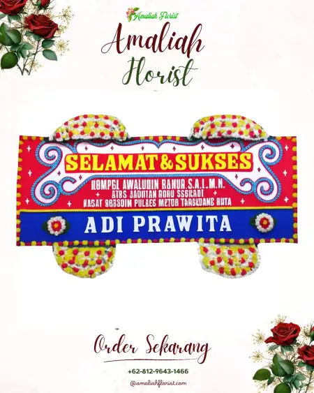 Papan Bunga Ucapan Selamat Sido Kayo
